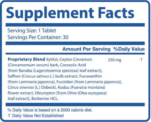 Lean Bliss Supplement Facts
