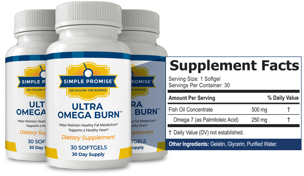 Ultra Omega Burn supplement facts